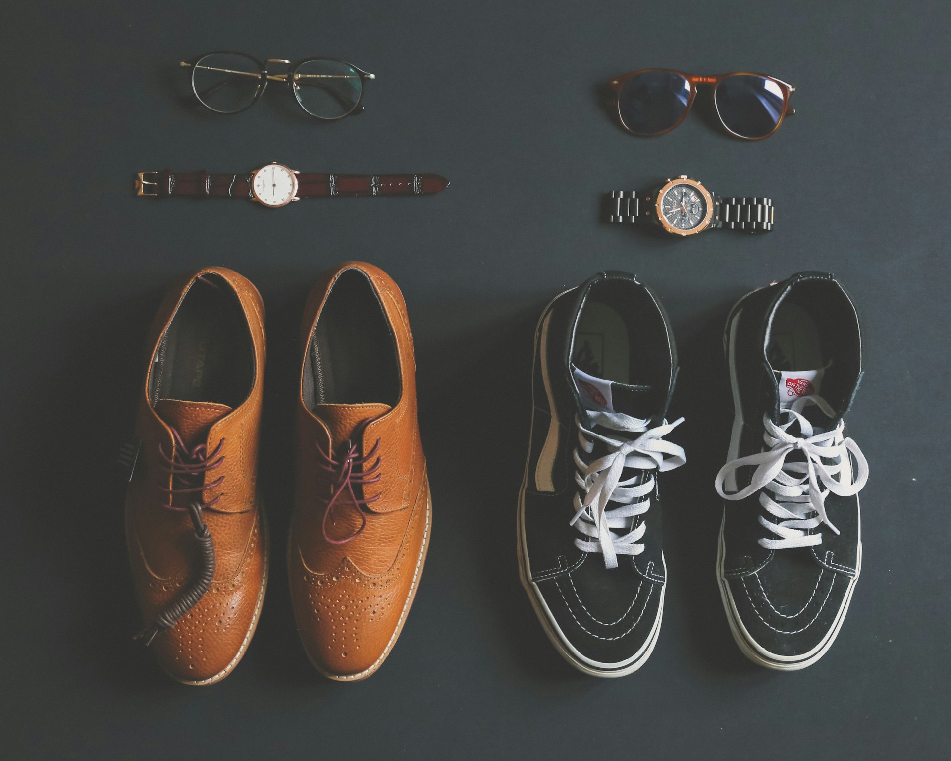 two pairs of shoes